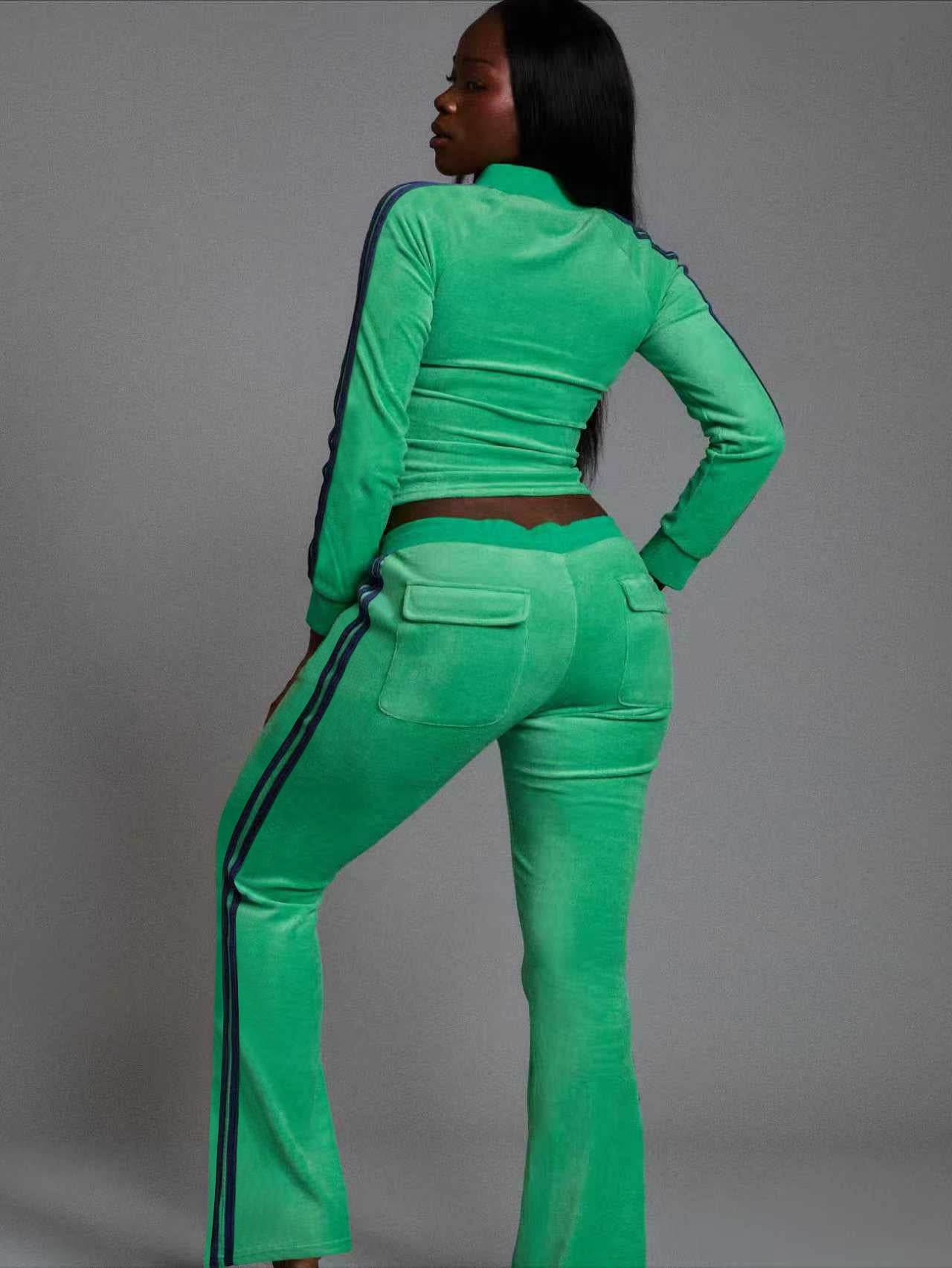 Conjunto casual elegante com cordões