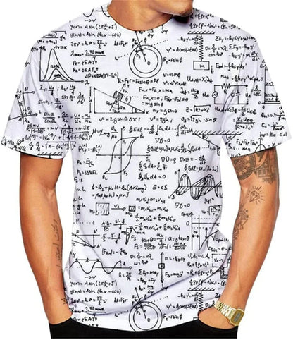 T-shirt Unissexo 3D Estampada – Estilo Único para um Verão Fora do Comum! - Blue&Pink