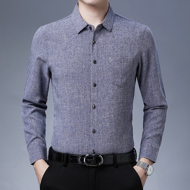 Camisa Casual Masculina Estilo Linho – Leveza, Frescura e Elegância - Blue&Pink