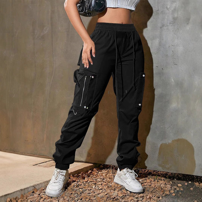 Overalls Summer American Sports Pants - Blue&Pink
