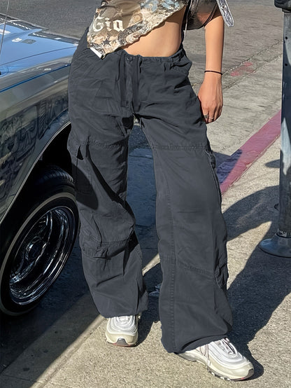 TL337 European And American Street Style Overalls Loose Jeans - Blue&Pink