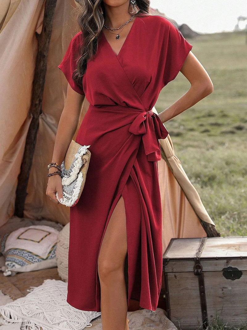 Vestido Elegância Versátil para Brilhar Todos os Dias - Blue&Pink