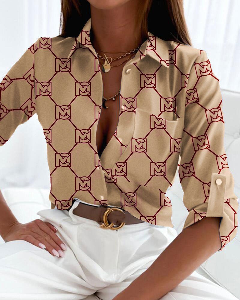 Camisa Feminina Estilo Que Fala por Ti - Blue&Pink