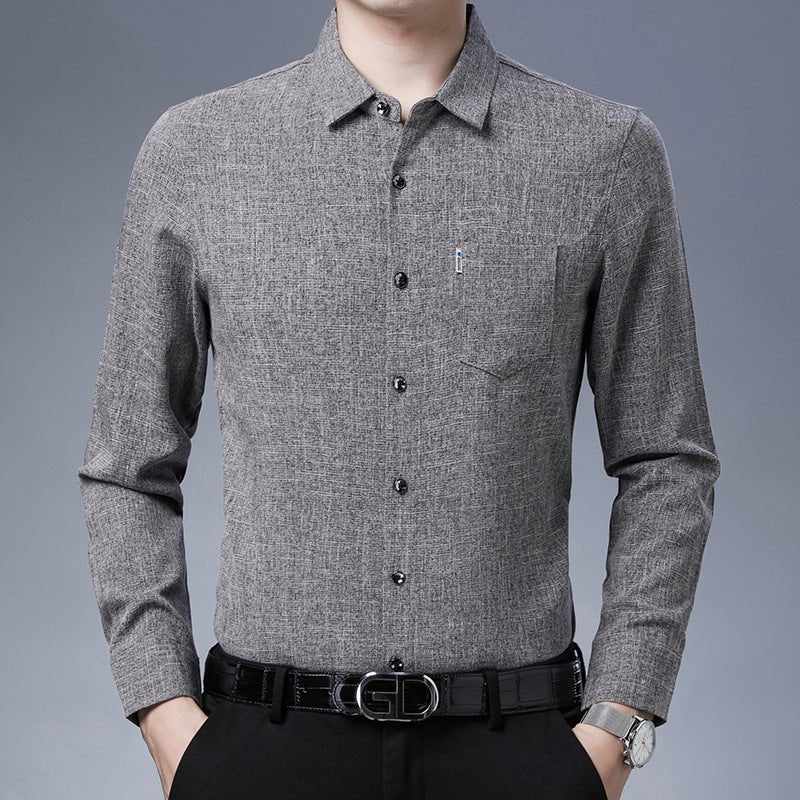 Camisa Casual Masculina Estilo Linho – Leveza, Frescura e Elegância - Blue&Pink