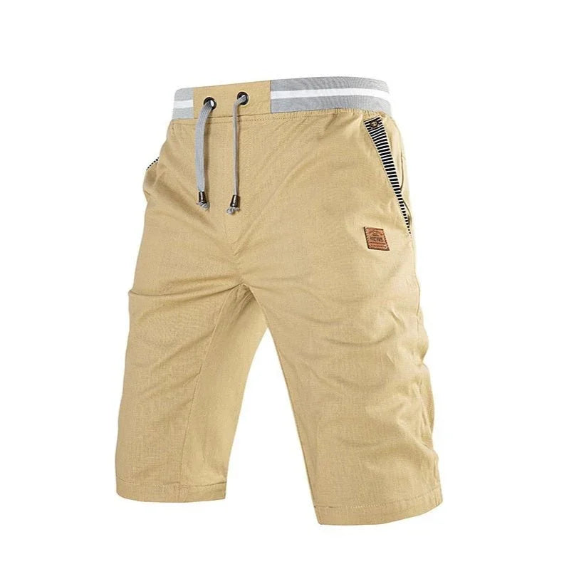 Calção Cropped Masculino em Algodão – Leveza, Estilo e Versatilidade para o Dia a Dia - Blue&Pink