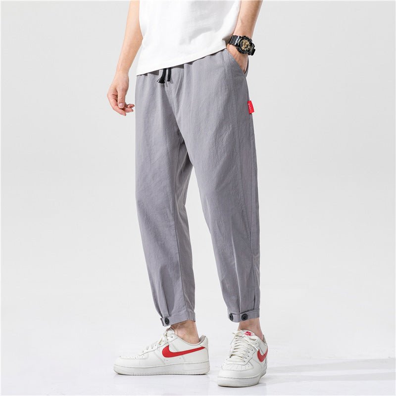 Calça Masculina Casuais em Algodão & Linho – Conforto que Impressiona! - Blue&Pink