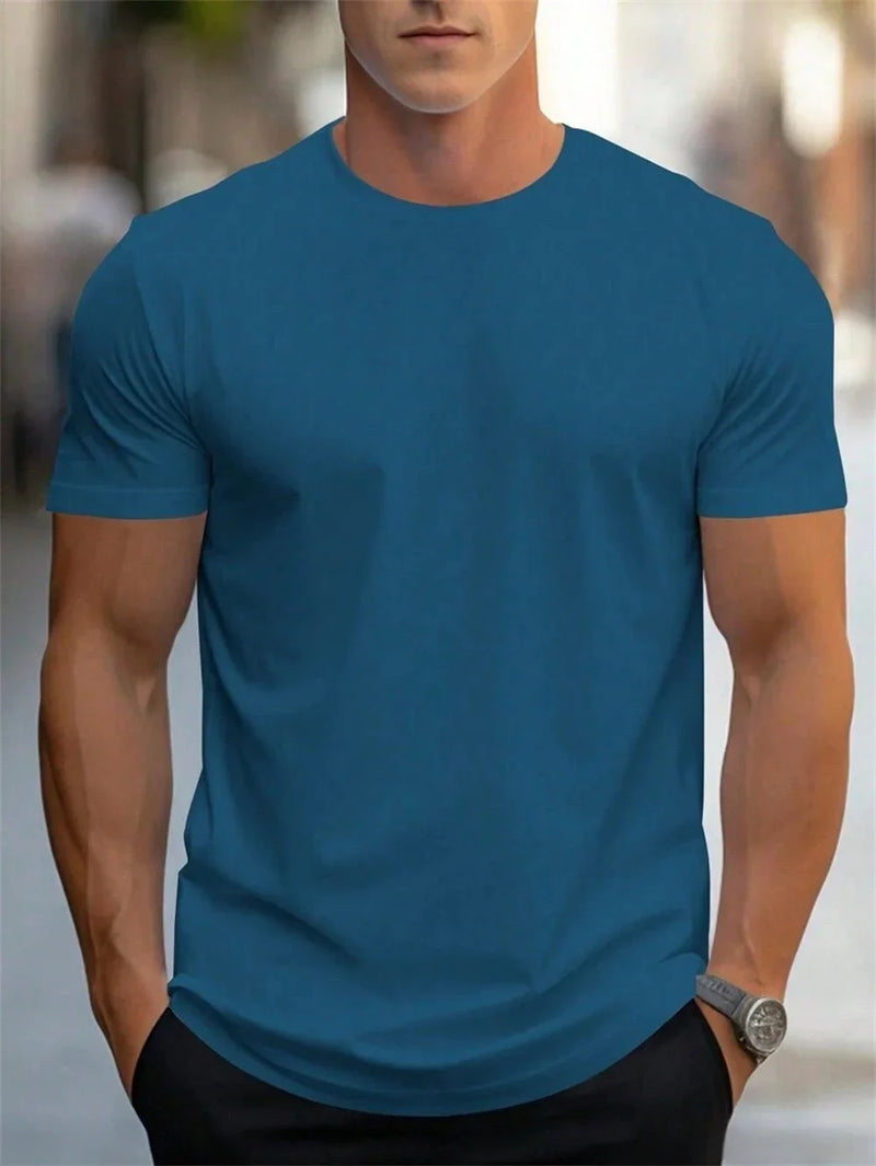T-shirt Retro Masculina Americana – Atitude, Estilo e Conforto para o Teu Dia - Blue&Pink