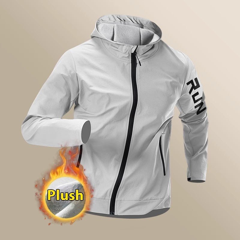 Running Jacket Men's Windbreaker Training - Blue&Pink