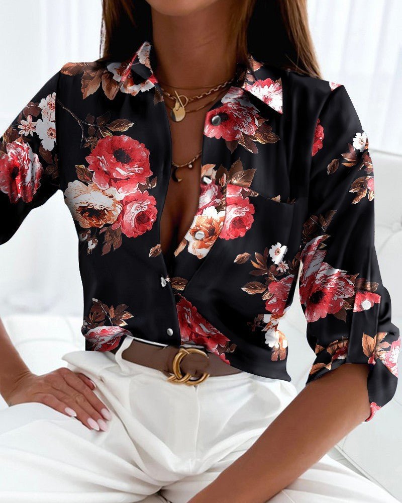 Camisa Feminina Estilo Que Fala por Ti - Blue&Pink