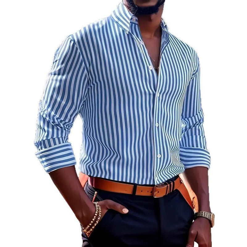 Camisa Masculina com Design Criativo – Impacto Visual e Estilo em Cada Detalhe - Blue&Pink