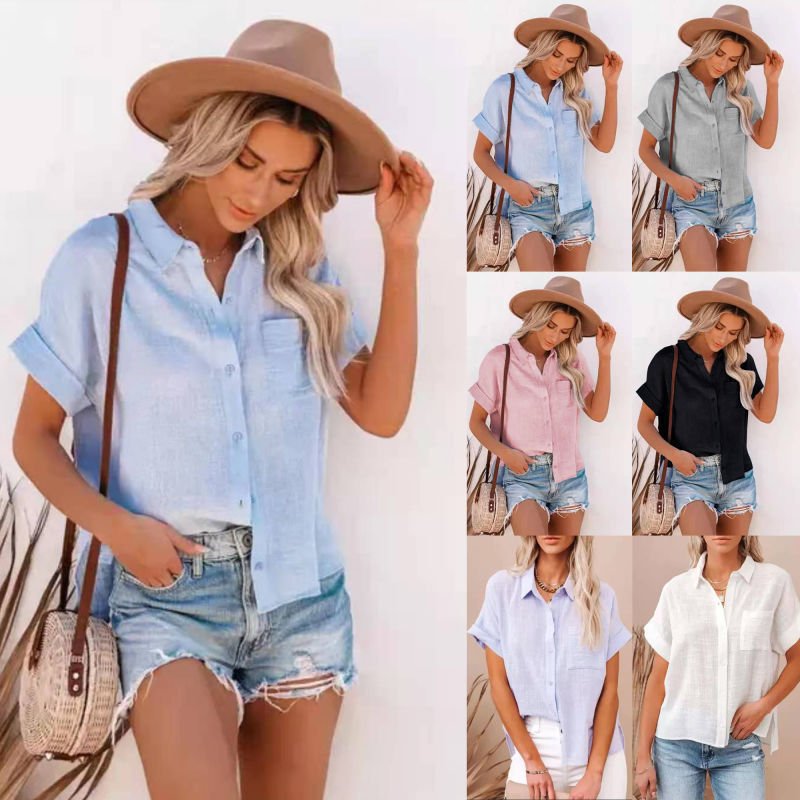 Camisa Feminina - Leveza, Conforto e Elegância no Verão! - Blue&Pink