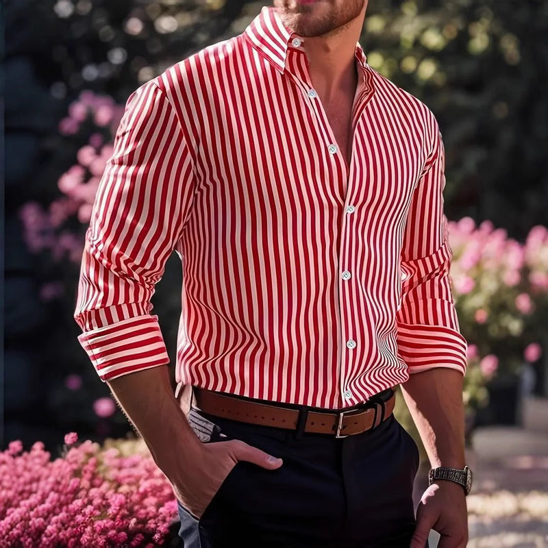 Camisa Masculina com Design Criativo – Impacto Visual e Estilo em Cada Detalhe - Blue&Pink