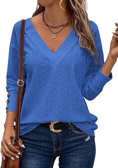 Camisa em Renda com Recortes e Punhos Longos Estilo Luxo - Blue&Pink