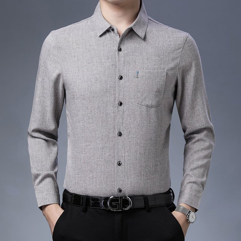 Camisa Casual Masculina Estilo Linho – Leveza, Frescura e Elegância - Blue&Pink